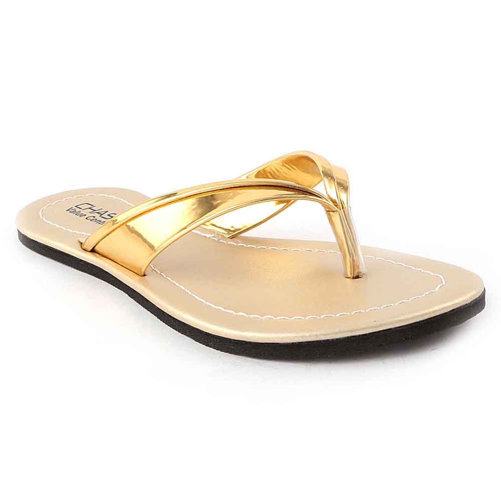 Girls Slippers 501-A - Golden, Kids, Girls Slippers, Chase Value, Chase Value