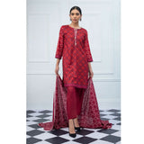 Signature Icon Printed Lawn 3 Piece Un-Stitched Suit Vol 2 - 1 A, Women, 3Pcs Shalwar Suit, ZS Textiles, Chase Value