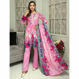 Zebtan Embroidered Cotton 3 Pieces Un-Stitched Suit Vol 01 - 10, Women, 3Pcs Shalwar Suit, Rujhan Textiles, Chase Value