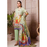 Halime Sultan Digital Printed Lawn 3Pcs Unstitched Suit V1 - 10, Women, 3Pcs Shalwar Suit, Halime Sultan, Chase Value