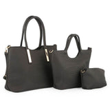 Women's Handbag 3 Pcs (1002) - Black, Women, Bags, Chase Value, Chase Value
