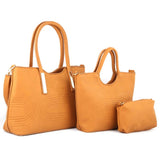 Women's Handbag 3 Pcs (1002) - Tan, Women, Bags, Chase Value, Chase Value