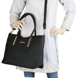 Women's Handbag 3 Pcs (1002) - Black, Women, Bags, Chase Value, Chase Value
