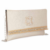 Women's Clutch (1061) - Beige, Women, Clutches, Chase Value, Chase Value