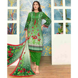 Tehzeeb Digital Printed Cambric 3Pcs Unstitched Suit V2 - 10, Women, 3Pcs Shalwar Suit, Ulfat Textile, Chase Value