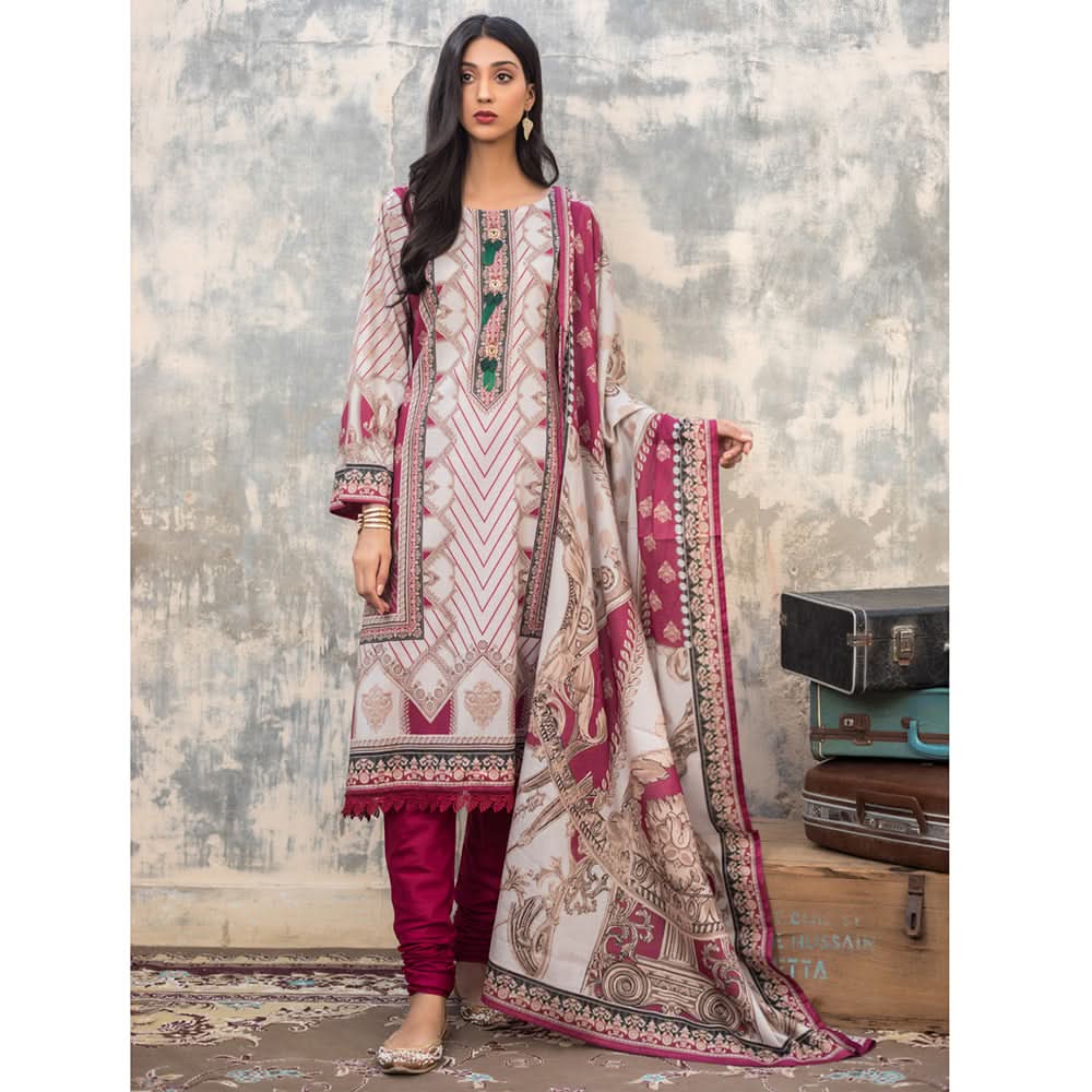 Salina Digital Printed Cotton 3 Pcs Un-Stitched Suit Vol 1 - 11, Women, 3Pcs Shalwar Suit, Regalia Textiles, Chase Value
