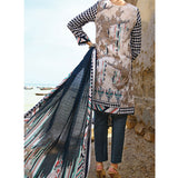 VS Daman Printed Cambric unstitched 3pc Suit V-2, Women, 3Pcs Shalwar Suit, VS Textiles, Chase Value