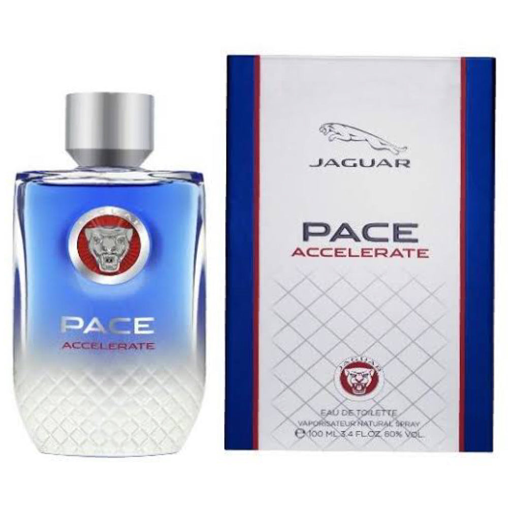 Jaguar Pace Accelerate Eau De Toilette For Men - 100 ML, Beauty & Personal Care, Men's Perfumes, Jaguar, Chase Value