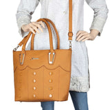 Women's Handbag 2 Pcs (129) - Camel, Women, Bags, Chase Value, Chase Value