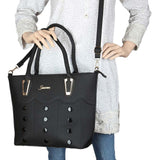 Women's Handbag 2 Pcs (129) - Black, Women, Bags, Chase Value, Chase Value