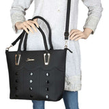 Women's Handbag 2 Pcs (129) - Black, Women, Bags, Chase Value, Chase Value