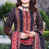 VS Daman Printed Lawn 3 Pcs Un-Stitched Suit Vol 3 - 1308-A, Women, 3Pcs Shalwar Suit, VS Textiles, Chase Value