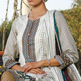 VS Daman Printed Lawn 3 Pcs Un-Stitched Suit Vol 2 - 1315-A, Women, 3Pcs Shalwar Suit, VS Textiles, Chase Value