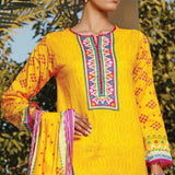 VS Daman Printed Lawn 3 Pcs Un-Stitched Suit Vol 2 - 1319-B, Women, 3Pcs Shalwar Suit, VS Textiles, Chase Value