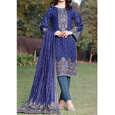 VS Daman Printed Lawn 3 Pcs Un-Stitched Suit Vol 3 - 1321-B, Women, 3Pcs Shalwar Suit, VS Textiles, Chase Value