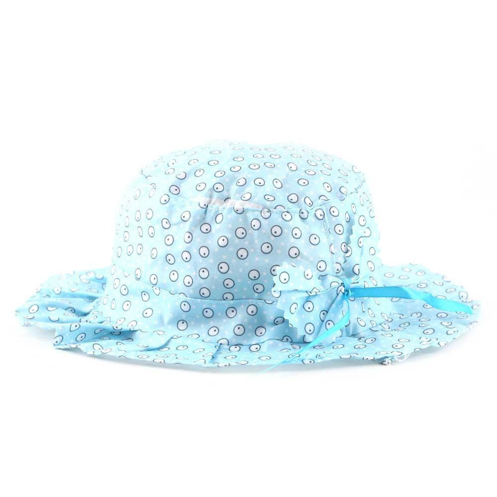 Girls Floppy Hat - L-Blue - test-store-for-chase-value