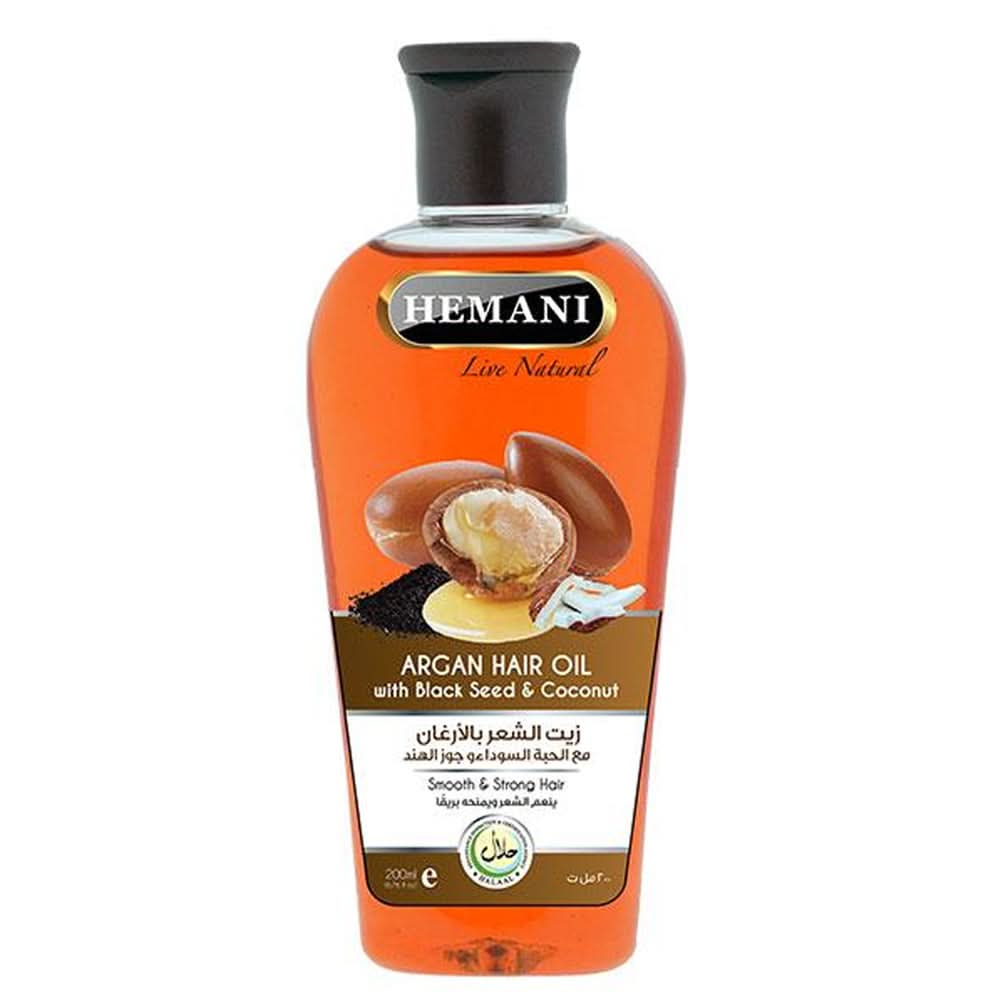 Hemani Hair Oil 200 ML - Argan, Beauty & Personal Care, Hair Oils, WB By Hemani, Chase Value