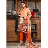 Zavia Digital Printed Lawn 3 Piece Un-Stitched Suit - 13, Women, 3Pcs Shalwar Suit, Fairdeal Textiles, Chase Value