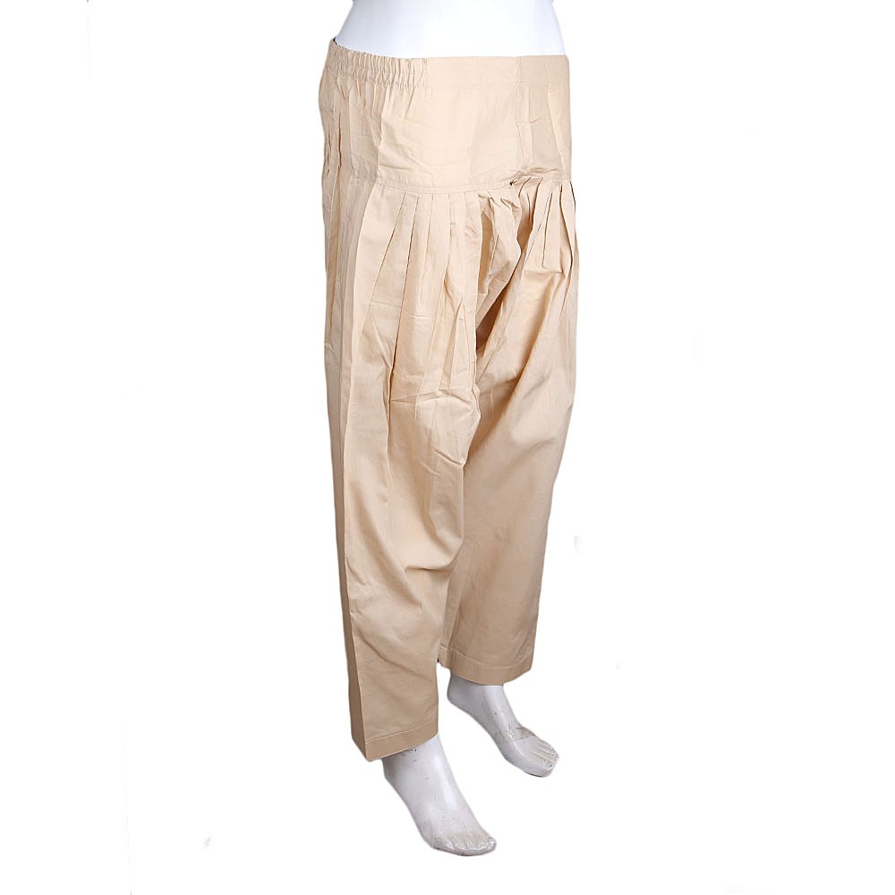 Women's Cotton Shalwar - Camel - test-store-for-chase-value