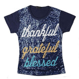 Girls Sequence T-Shirt - Navy Blue - Navy/Blue - test-store-for-chase-value
