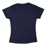 Girls Sequence T-Shirt - Navy Blue - Navy/Blue - test-store-for-chase-value