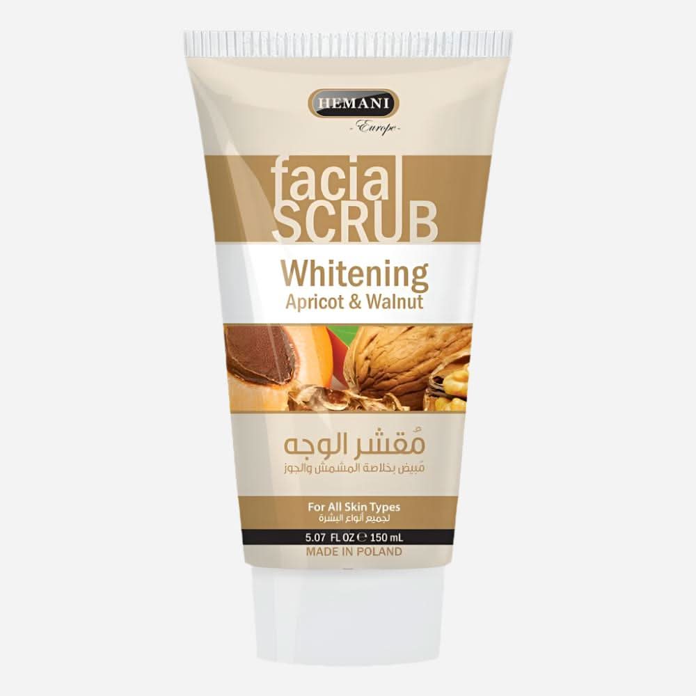 Hemani Facial Scrub Apricot & Walnut - 150ml - test-store-for-chase-value
