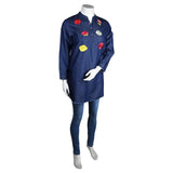 Women's Embroidered Denim Kurti - Dark-Blue - test-store-for-chase-value