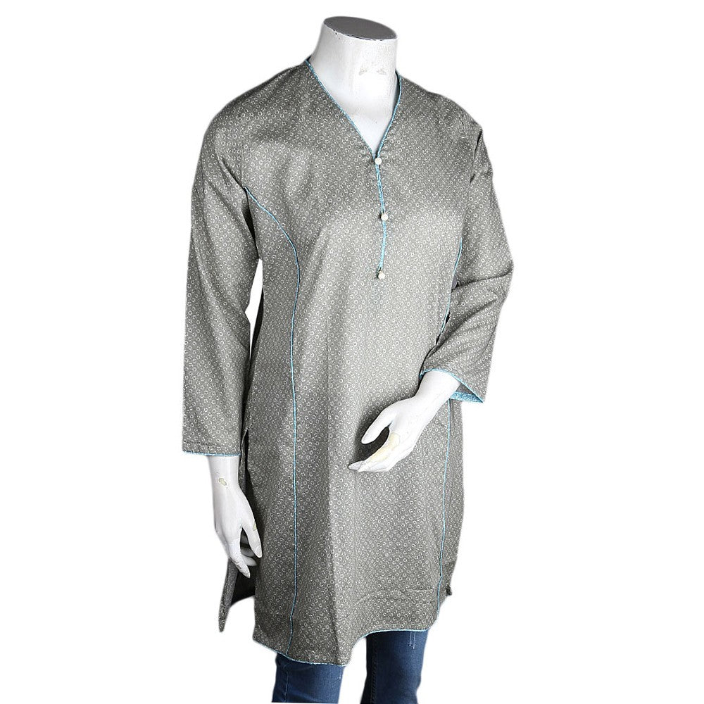 Women's Printed Kurti - Light-Green - test-store-for-chase-value