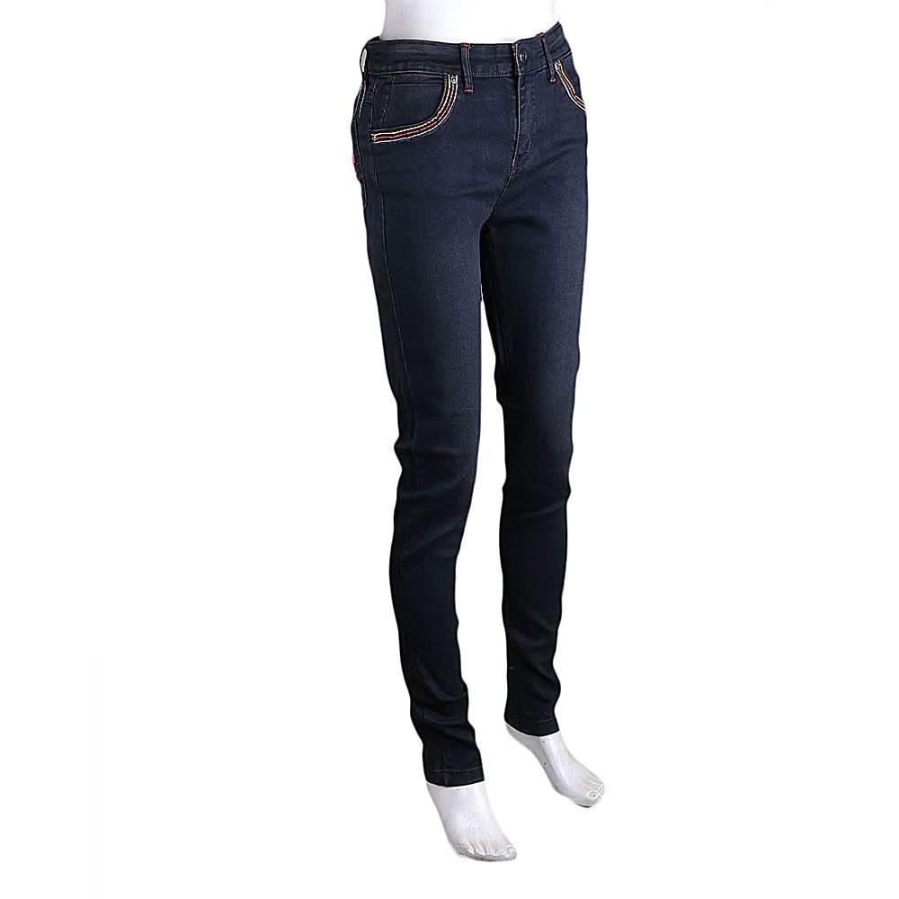 Women's Slim Fit Jeans - Black - test-store-for-chase-value