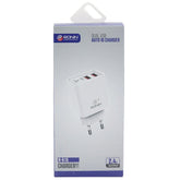 Ronin R-615 Efficient Dual USB Charger For Type-C - White, Home & Lifestyle, Mobile Charger, Ronin, Chase Value