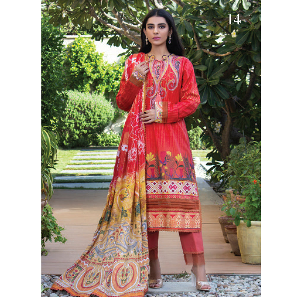 AL Zohaib Colors Digital Printed unstitched 3pc Cotton Suit, Women, 3Pcs Shalwar Suit, Al-Zohaib Textiles, Chase Value