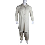 Men's Embroidered Kameez Shalwar - Green - test-store-for-chase-value