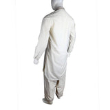 Men's Embroidered Kameez Shalwar - Light Green - test-store-for-chase-value