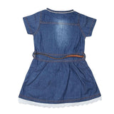 Girls Denim Top - Dark-Blue - Dark Blue - test-store-for-chase-value