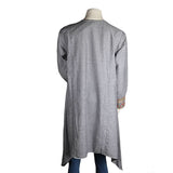 Women's Embroidered A-Line Kurti - Light-Grey - Light Grey - test-store-for-chase-value