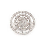 Zircon Finger Ring - Silver - test-store-for-chase-value