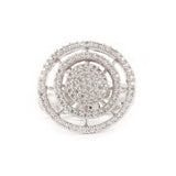 Zircon Finger Ring - Silver - test-store-for-chase-value