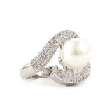 Zircon Finger Ring - Silver - test-store-for-chase-value