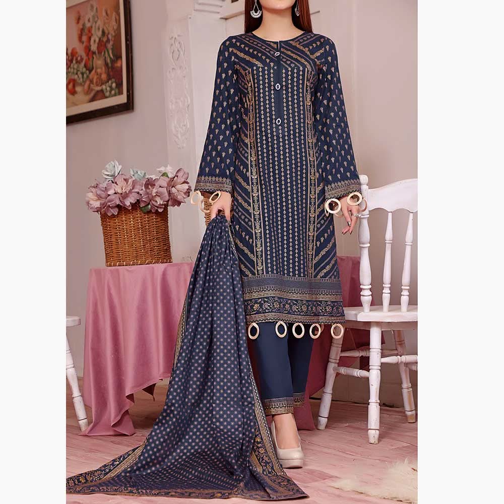 VS Daman Printed Lawn Unstitched 3Pcs Suit - 1540-B, Women, 3Pcs Shalwar Suit, VS Textiles, Chase Value