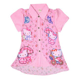 Hello Kitty Girls Printed 2 Piece Shirt - Pink - test-store-for-chase-value
