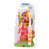 Kids Tooth Brush with Mini Toy (538) - Orange - test-store-for-chase-value