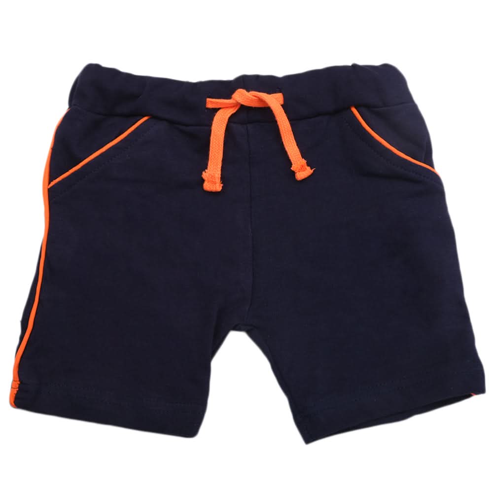 Boys Short - Navy Blue & Orange, Kids, Boys Shorts, Chase Value, Chase Value