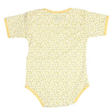 Newborn Half Sleeves Romper - Yellow - test-store-for-chase-value
