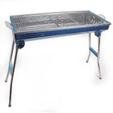 Portable BBQ Grill MD-8009 - Silver - test-store-for-chase-value
