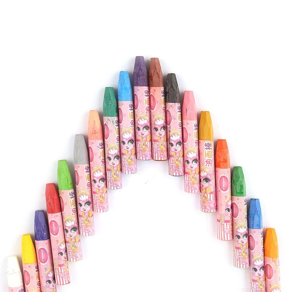 Oil Pastels 18 Pcs Set - Light Pink - test-store-for-chase-value