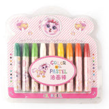 Oil Pastels 18 Pcs Set - Dark-Pink - test-store-for-chase-value