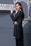 Areeba Saleem Black & White Embroidered Kurti - 8 - test-store-for-chase-value