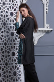 Areeba Saleem Black & White Embroidered Kurti - 9 - test-store-for-chase-value