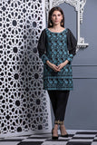 Areeba Saleem Black & White Embroidered Kurti - 9 - test-store-for-chase-value