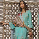 Floral Vintage Swiss Voile Luxury Embroidered Lawn Suit - 11 - test-store-for-chase-value
